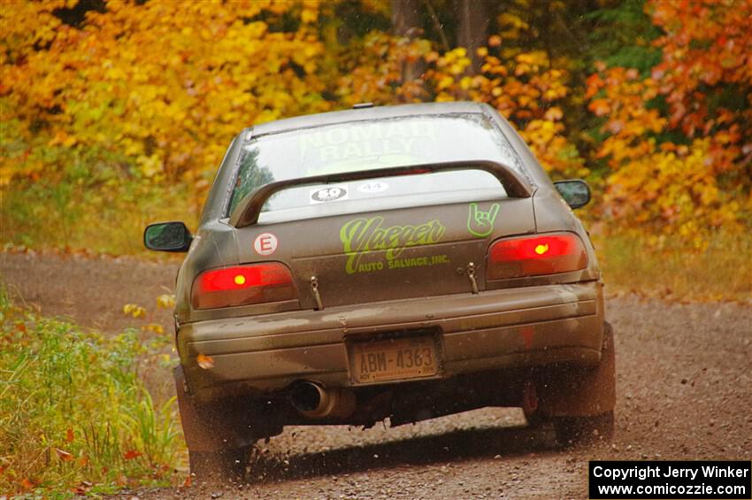 Jordan Locher / Tom Addison Subaru Impreza 2.5RS on SS3, Bob Lake I.