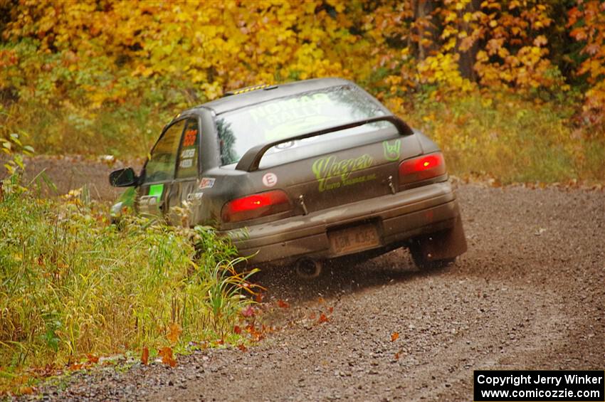 Jordan Locher / Tom Addison Subaru Impreza 2.5RS on SS3, Bob Lake I.