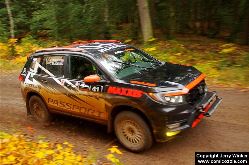 Chris Sladek / John Sharps Honda Passport on SS3, Bob Lake I.