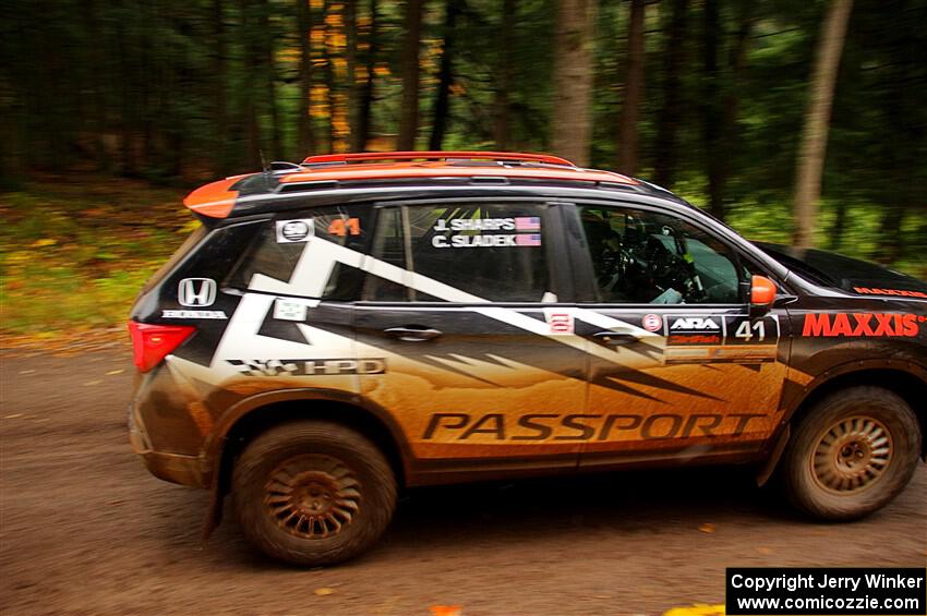 Chris Sladek / John Sharps Honda Passport on SS3, Bob Lake I.