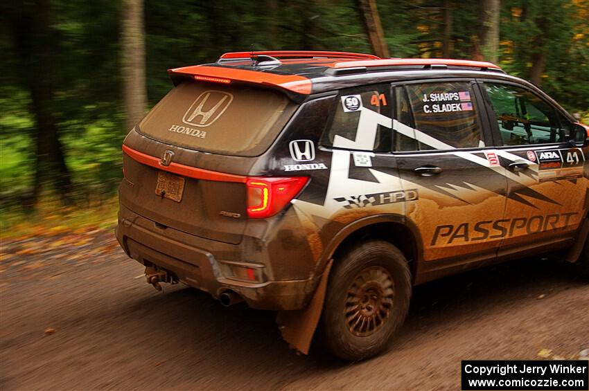 Chris Sladek / John Sharps Honda Passport on SS3, Bob Lake I.