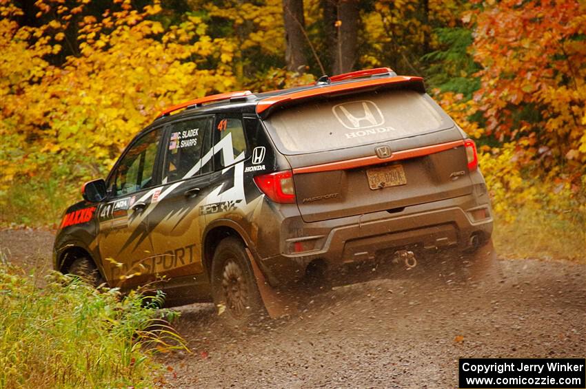 Chris Sladek / John Sharps Honda Passport on SS3, Bob Lake I.