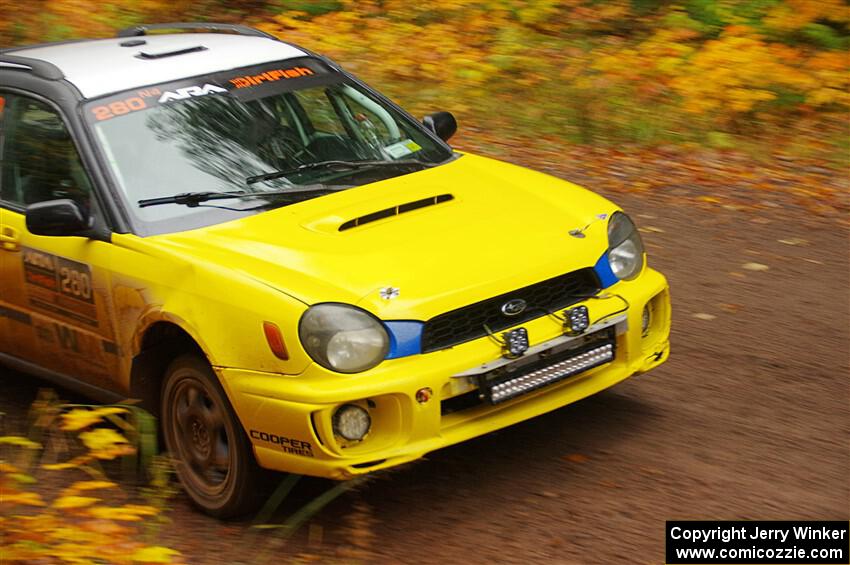 Greg Healey / Cindy Krolikowski Subaru Impeza Outback Sport on SS3, Bob Lake I.