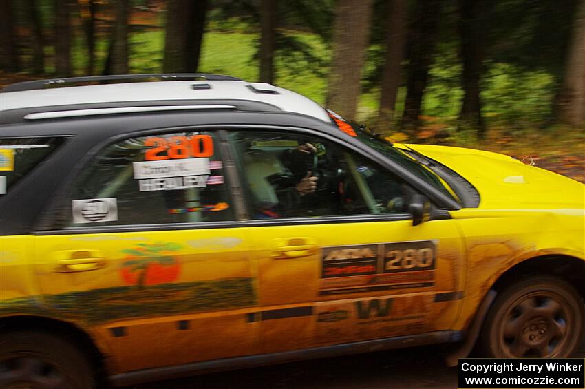 Greg Healey / Cindy Krolikowski Subaru Impeza Outback Sport on SS3, Bob Lake I.