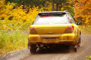 Greg Healey / Cindy Krolikowski Subaru Impeza Outback Sport on SS3, Bob Lake I.