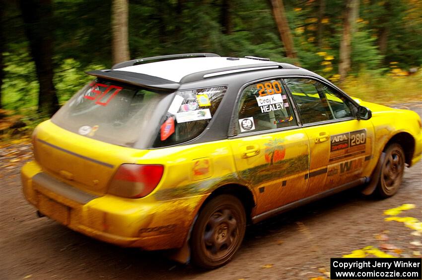 Greg Healey / Cindy Krolikowski Subaru Impeza Outback Sport on SS3, Bob Lake I.