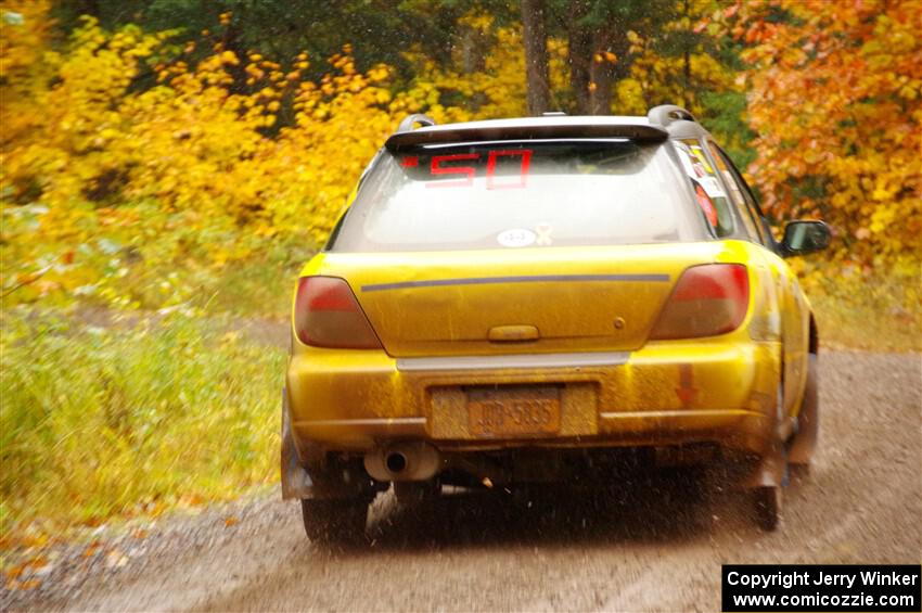 Greg Healey / Cindy Krolikowski Subaru Impeza Outback Sport on SS3, Bob Lake I.