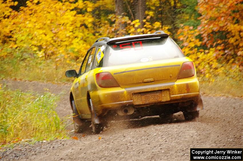 Greg Healey / Cindy Krolikowski Subaru Impeza Outback Sport on SS3, Bob Lake I.