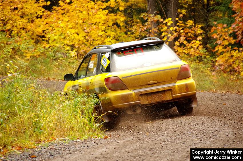 Greg Healey / Cindy Krolikowski Subaru Impeza Outback Sport on SS3, Bob Lake I.