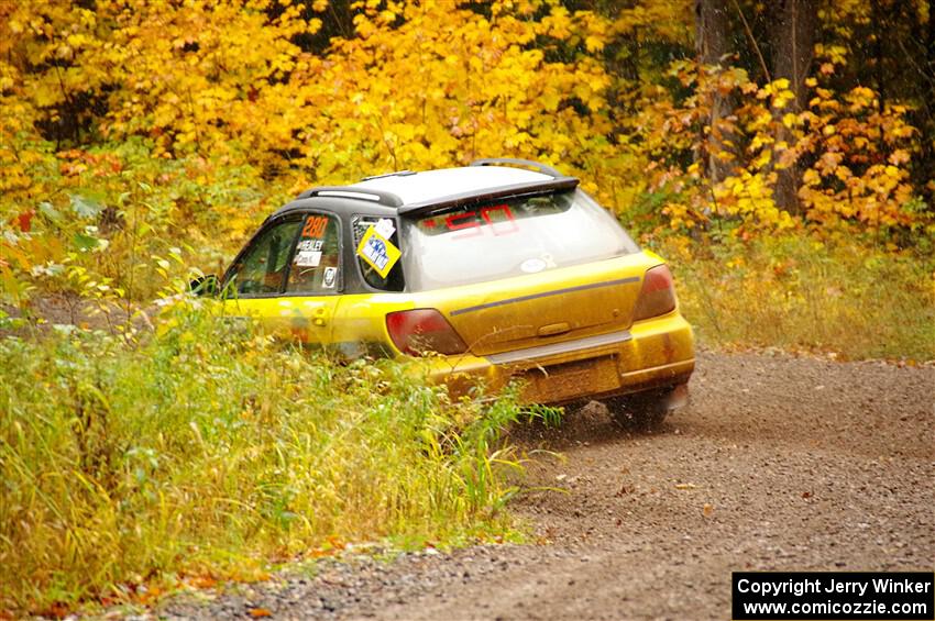 Greg Healey / Cindy Krolikowski Subaru Impeza Outback Sport on SS3, Bob Lake I.