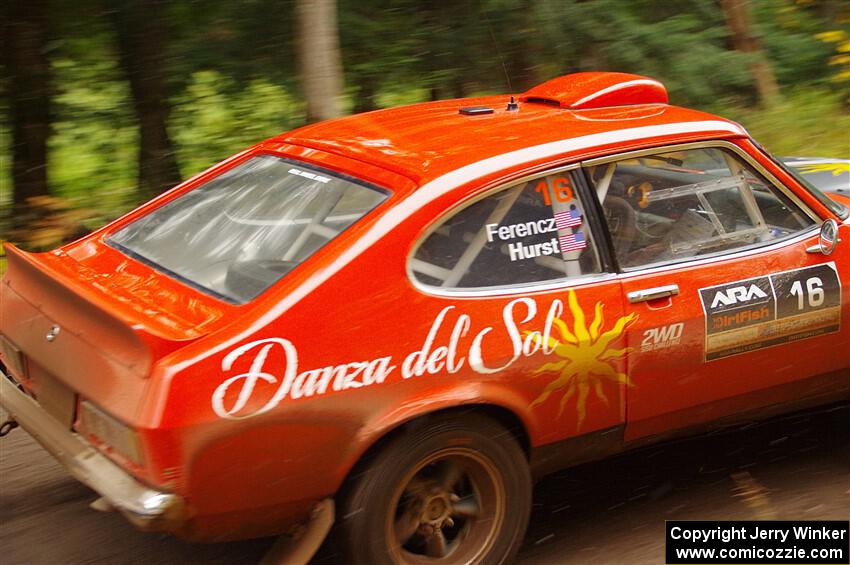 Mike Hurst / Alex Ferencz Ford Capri on SS3, Bob Lake I.