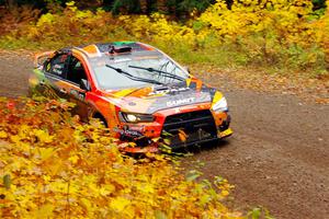 Sumit Panjabi / Stephen Kurey Mitsubishi Lancer Evo X on SS3, Bob Lake I.