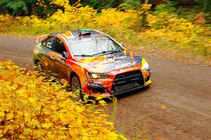 Sumit Panjabi / Stephen Kurey Mitsubishi Lancer Evo X on SS3, Bob Lake I.