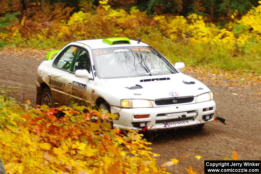 Jordon Haberer / Drew Staples Subaru Impreza on SS3, Bob Lake I.