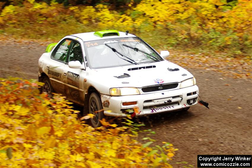 Jordon Haberer / Drew Staples Subaru Impreza on SS3, Bob Lake I.