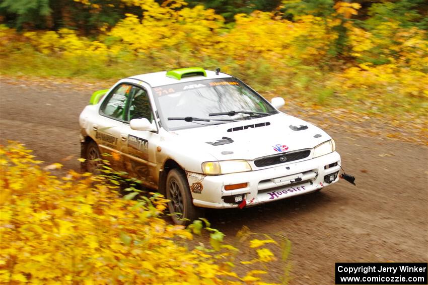 Jordon Haberer / Drew Staples Subaru Impreza on SS3, Bob Lake I.