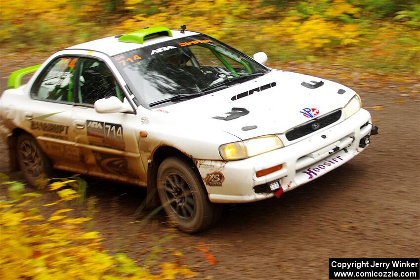 Jordon Haberer / Drew Staples Subaru Impreza on SS3, Bob Lake I.