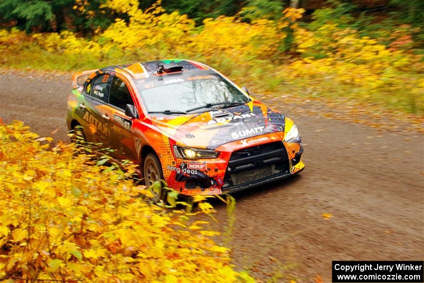 Sumit Panjabi / Stephen Kurey Mitsubishi Lancer Evo X on SS3, Bob Lake I.