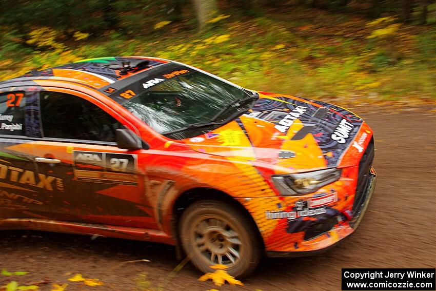 Sumit Panjabi / Stephen Kurey Mitsubishi Lancer Evo X on SS3, Bob Lake I.