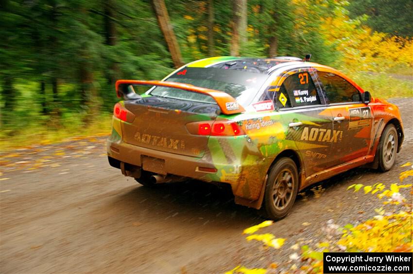 Sumit Panjabi / Stephen Kurey Mitsubishi Lancer Evo X on SS3, Bob Lake I.