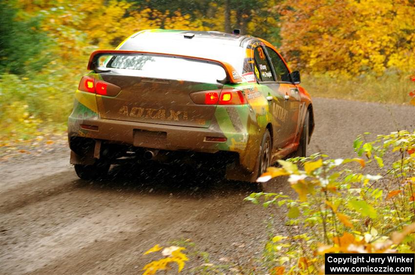 Sumit Panjabi / Stephen Kurey Mitsubishi Lancer Evo X on SS3, Bob Lake I.