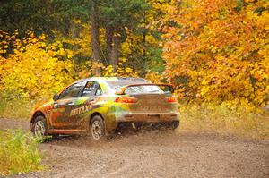 Sumit Panjabi / Stephen Kurey Mitsubishi Lancer Evo X on SS3, Bob Lake I.