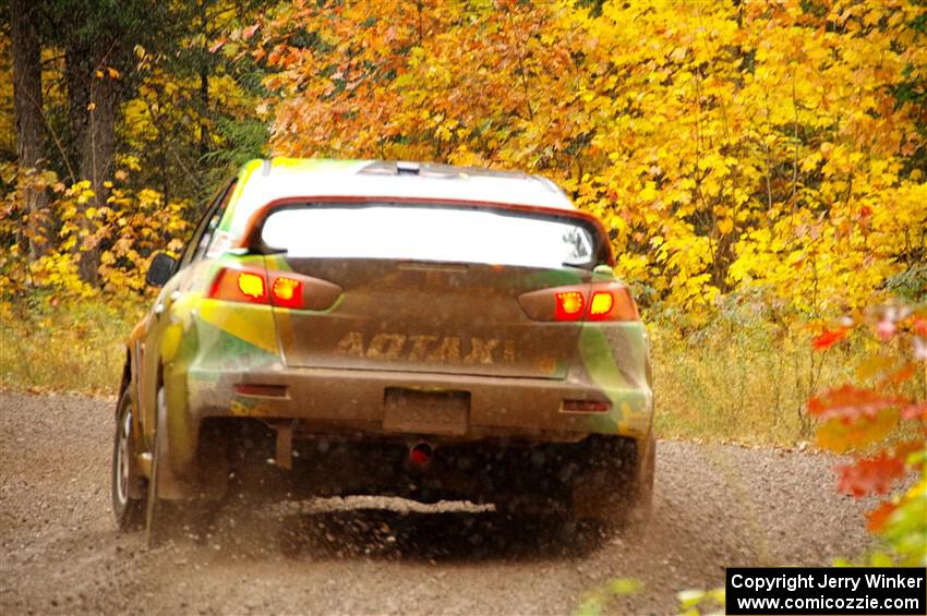 Sumit Panjabi / Stephen Kurey Mitsubishi Lancer Evo X on SS3, Bob Lake I.