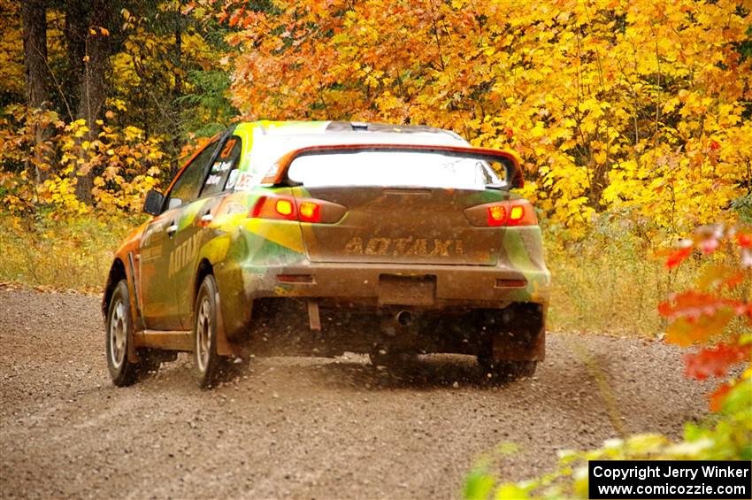 Sumit Panjabi / Stephen Kurey Mitsubishi Lancer Evo X on SS3, Bob Lake I.