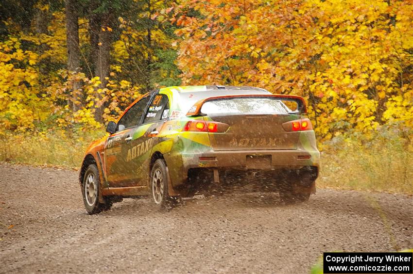 Sumit Panjabi / Stephen Kurey Mitsubishi Lancer Evo X on SS3, Bob Lake I.