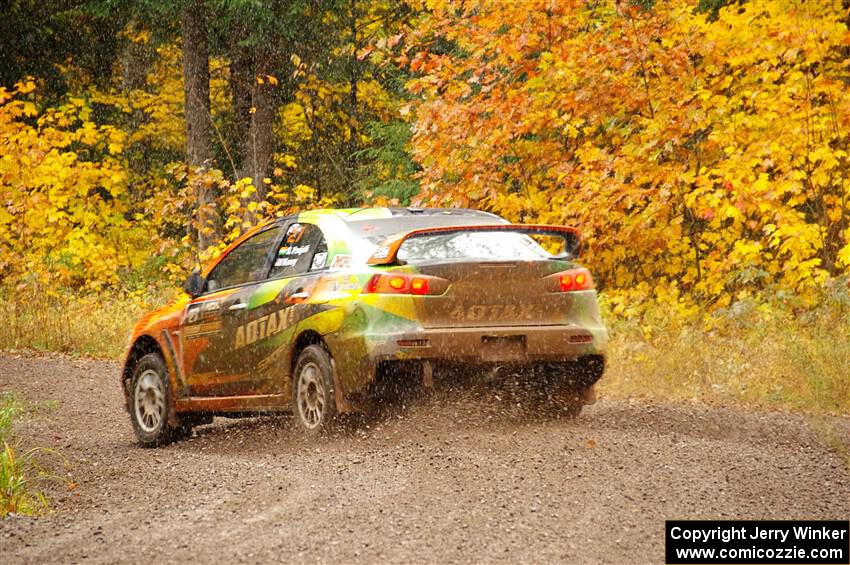 Sumit Panjabi / Stephen Kurey Mitsubishi Lancer Evo X on SS3, Bob Lake I.