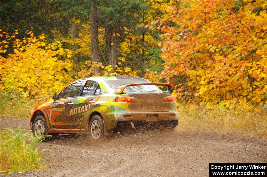 Sumit Panjabi / Stephen Kurey Mitsubishi Lancer Evo X on SS3, Bob Lake I.