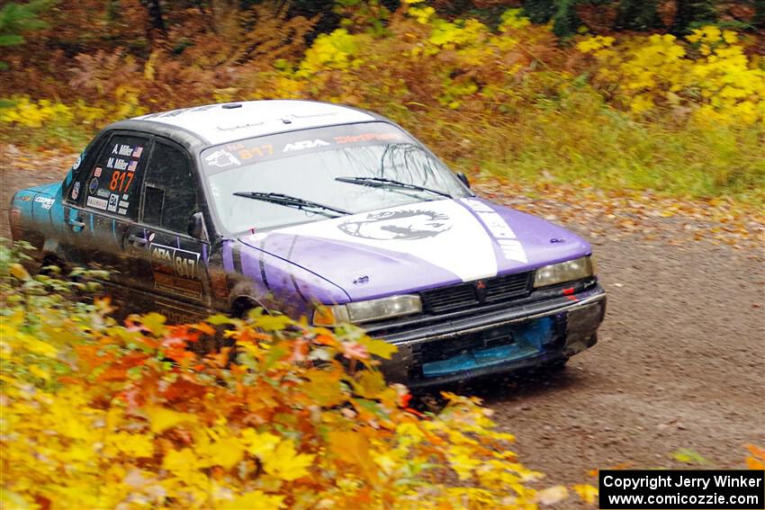 Michael Miller / Angelica Miller Mitsubishi Galant VR-4 on SS3, Bob Lake I.