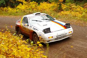 Kevin Schmidt / Kyle Roberts Mazda RX-7 on SS3, Bob Lake I.