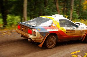 Kevin Schmidt / Kyle Roberts Mazda RX-7 on SS3, Bob Lake I.