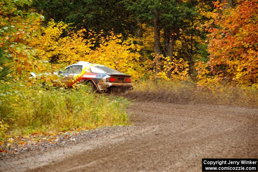 Kevin Schmidt / Kyle Roberts Mazda RX-7 on SS3, Bob Lake I.