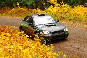 Scott Crouch / Ryan Scott Subaru WRX on SS3, Bob Lake I.