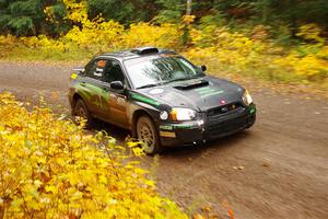 Scott Crouch / Ryan Scott Subaru WRX on SS3, Bob Lake I.