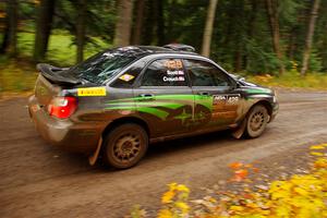 Scott Crouch / Ryan Scott Subaru WRX on SS3, Bob Lake I.