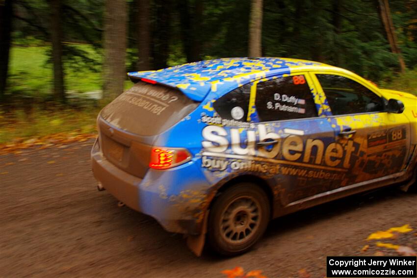 Scott Putnam / Dylan Duffy Subaru WRX STi on SS3, Bob Lake I.