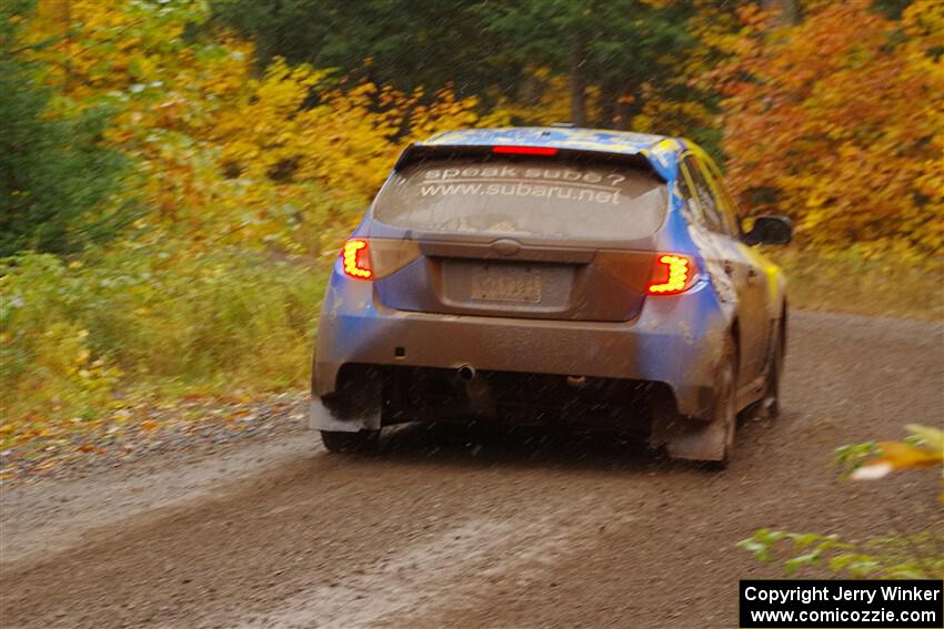 Scott Putnam / Dylan Duffy Subaru WRX STi on SS3, Bob Lake I.