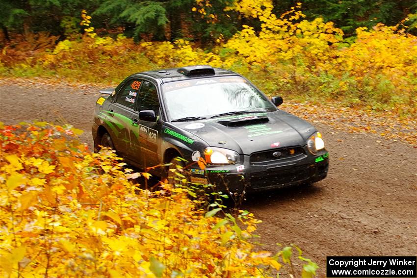 Scott Crouch / Ryan Scott Subaru WRX on SS3, Bob Lake I.