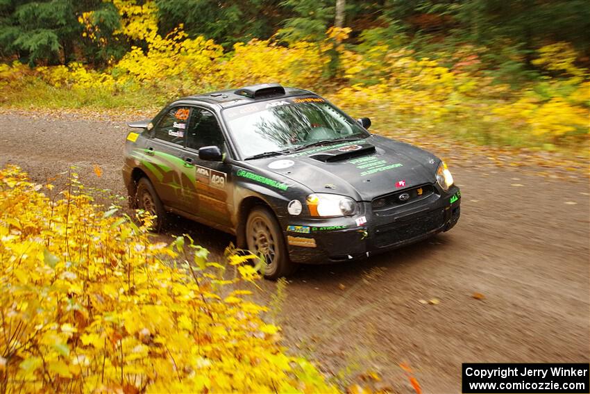 Scott Crouch / Ryan Scott Subaru WRX on SS3, Bob Lake I.