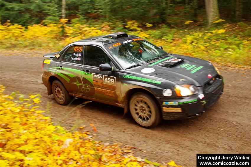 Scott Crouch / Ryan Scott Subaru WRX on SS3, Bob Lake I.