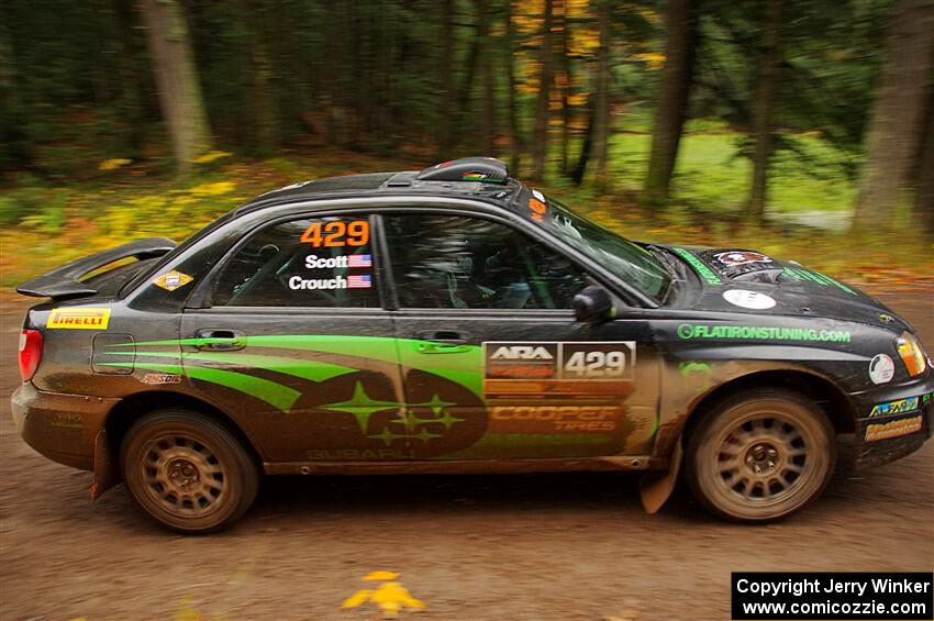 Scott Crouch / Ryan Scott Subaru WRX on SS3, Bob Lake I.