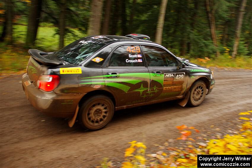 Scott Crouch / Ryan Scott Subaru WRX on SS3, Bob Lake I.