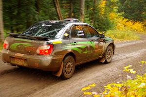 Scott Crouch / Ryan Scott Subaru WRX on SS3, Bob Lake I.