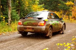 Scott Crouch / Ryan Scott Subaru WRX on SS3, Bob Lake I.