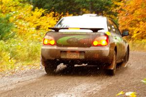 Scott Crouch / Ryan Scott Subaru WRX on SS3, Bob Lake I.