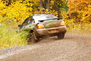 Scott Crouch / Ryan Scott Subaru WRX on SS3, Bob Lake I.