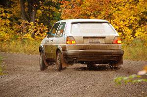 Mark Rokus / Tabitha Lohr VW GTI on SS3, Bob Lake I.